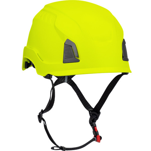 Traverse Industrial Climbing Helmet with Mips Technology, ABS Shell, EPS Foam Impact Liner, HDPE Suspension, Wheel Ratchet Adjustment and 4-Point Chin Strap, Hi-Vis Yellow, One Size, 1 EA #280-HP1491RM-44 Traverse Industrial Climbing Helmet with Mips Technology, ABS Shell, EPS Foam Impact Liner, HDPE Suspension, Wheel Ratchet Adjustment and 4-Point Chin Strap, Hi-Vis Yellow, One Size, 1 EA #280-HP1491RM-44