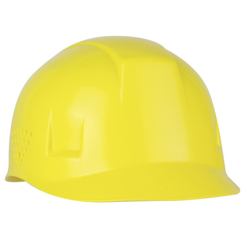 PIP Bump Cap with 4-Point Plastic Suspension and Pin-Lock Adjustable Back, Yellow, One Size, 1 EA #280-HP940-02