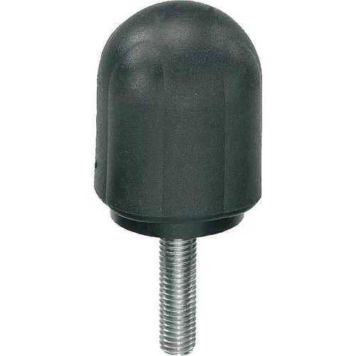 Kipp High Clamping Grip w/External Threads, D=M10X50, D1=42.7, H=55.6, Style L, Thermoplastic, Steel, (10/Pkg), K0280.4210X50