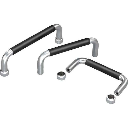 Kipp Pull Handle, Round, A=136 mm, L=146 mm, H=41, D=M05, Steel Chromed, (Qty. 1), K0203.13605 Kipp Pull Handle, Round, A=136 mm, L=146 mm, H=41, D=M05, Steel Chromed, (Qty. 1), K0203.13605