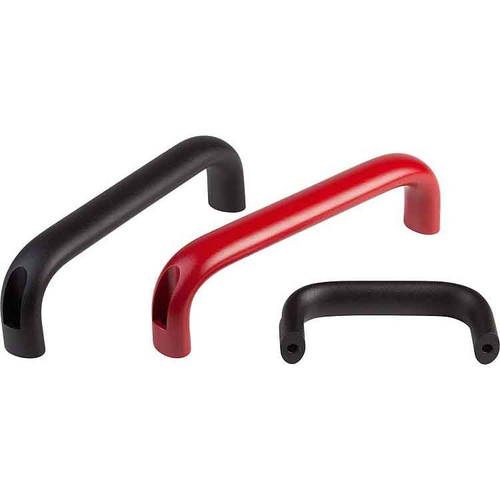 Kipp Pull Handle, Oval, w/Thru Hole, A=160 mm, L=173 mm, D=5.5, H=50, Aluminum, Black (Qty. 1), K0204.11600105 Kipp Pull Handle, Oval, w/Thru Hole, A=160 mm, L=173 mm, D=5.5, H=50, Aluminum, Black (Qty. 1), K0204.11600105