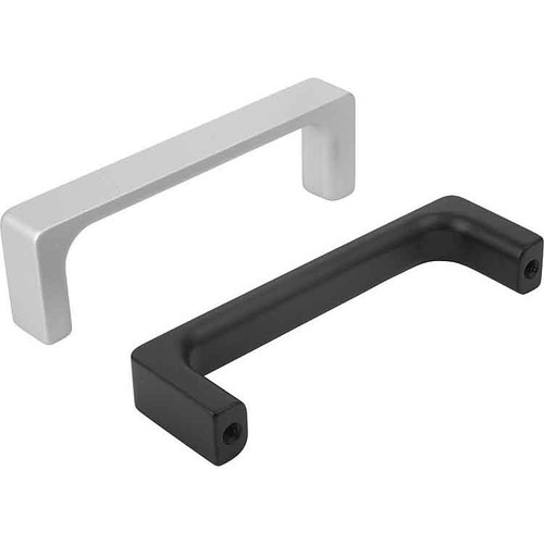 Kipp Pull Handle, Cabinet, Style A, A=120 mm, L=132mm, H=40, Aluminum Natural Matt and Anodized, (Qty. 1), K0213.12003 Kipp Pull Handle, Cabinet, Style A, A=120 mm, L=132mm, H=40, Aluminum Natural Matt and Anodized, (Qty. 1), K0213.12003