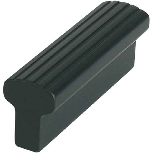 Kipp Ledge Handle, Style A,  A=30 mm, L=45 mm, D=M04, Aluminum, Black, Anodized, (Qty. 1), K0232.10302