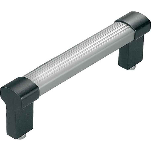 Kipp Tubular Handle, Style B, L=530, Aluminum, Natural Anodized Stainless Steel(Qty. 1), K0131.500823 Kipp Tubular Handle, Style B, L=530, Aluminum, Natural Anodized Stainless Steel(Qty. 1), K0131.500823