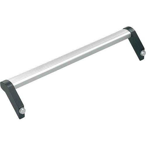 Kipp Tubular Handle, Style C, L=216, Aluminum, Titanium Powder Coated, Stainless Steel,(Qty. 1), K0131.2000832 Kipp Tubular Handle, Style C, L=216, Aluminum, Titanium Powder Coated, Stainless Steel,(Qty. 1), K0131.2000832