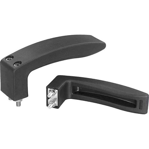 Kipp Pull Handle, Single Sided, Stainless Steel, Thermoplastic A=20, D=M06X55, (Qty. 1), K0237.15606
