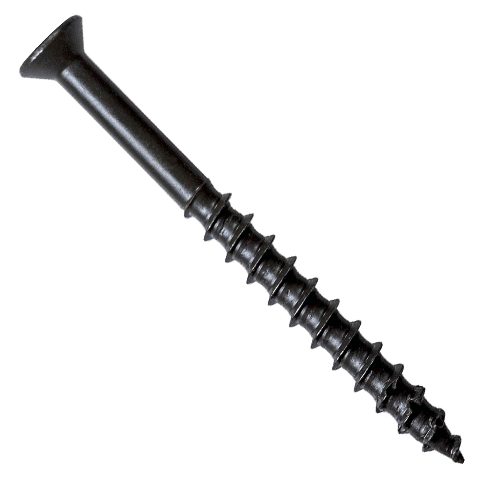 Simpson Strong-Tie 1/4" x 2-3/4" Titen Turbo Concrete and Masonry Screw Anchors, Trim Head, Bronze (100/Pkg) #TNTB25314TTR