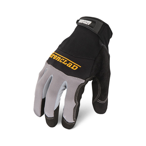 Ironclad Wrenchworx2 Impact Gloves, X-Small, Black/Gray, (1 Pair), #WWI2-01-XS