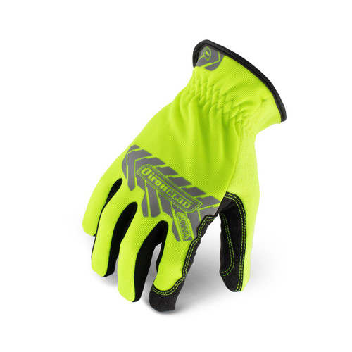 Ironclad Utility Touch Gloves, Hi-Viz Yellow, Small, (12 Pair), #IEX-HSY-02-S