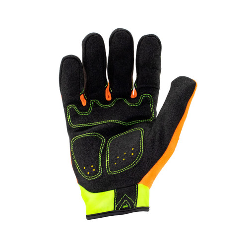 Ironclad Impact Touch Gloves, Hi-Viz, Small, (1 Pair), #IEX-HZI-02-S