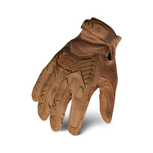 Ironclad EXO Operator Tactical Impact Gloves, Coyote, Medium, (1 Pair), #EXOT-ICOY-03-M