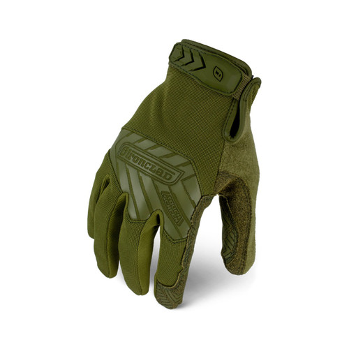 Ironclad Command Tactical Grip OD Gloves, Green, X-Large, (12 Pair), #IEXT-GODG-05-XL