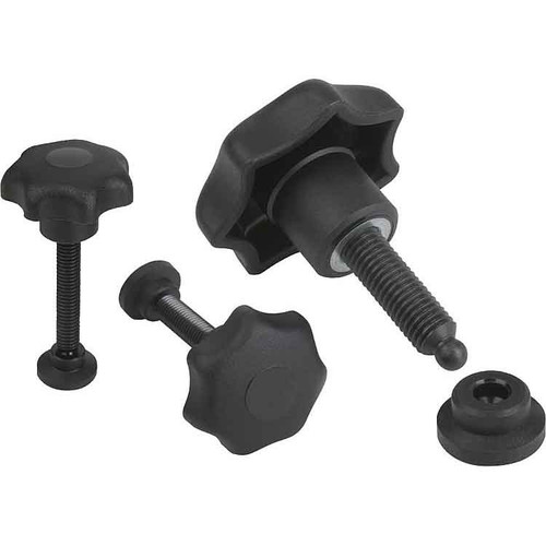 Kipp Thrust Spindle, D=M10, L=70.1 mm, Thermoplastic, (Qty. 1), K0394.10070 Kipp Thrust Spindle, D=M10, L=70.1 mm, Thermoplastic, (Qty. 1), K0394.10070