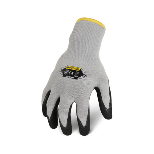 Ironclad Command Sandy Nitrile Touch Gloves, Gray/Black, Small, (12 Pair), #SKCSN-02-S