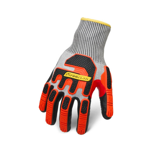 Ironclad Command A6 Foam Nitrile Impact Gloves, Gray/Red, 2X-Large, (1 Pair), #KCI5FN-06-XXL