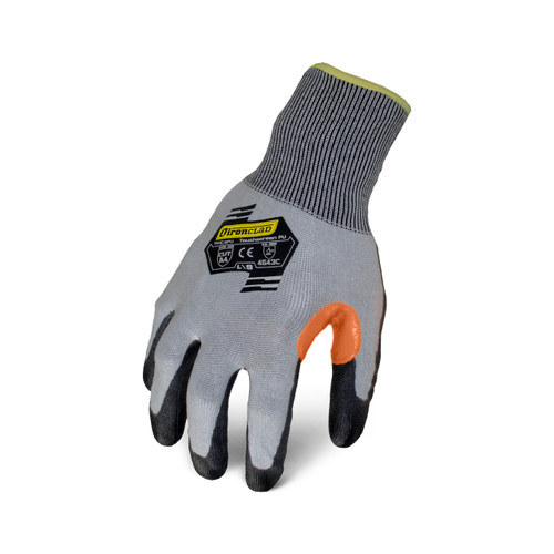 Ironclad Command ILT A4 PU Gloves, Gray/Black, X-Large, (12 Pairs), #KKC4PU-05-XL