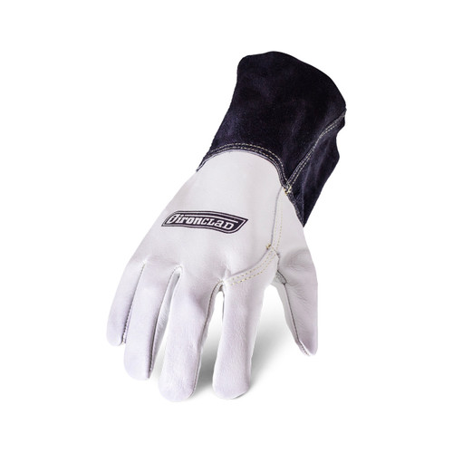Ironclad Tig Welder Leather Welding Gloves, White, X-Large, (1 Pair), #WTIG-05-XL