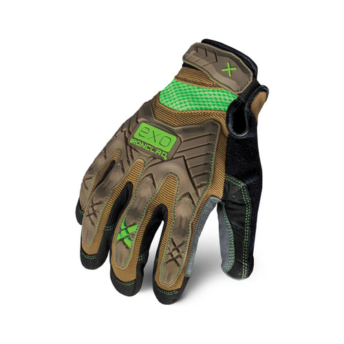 Ironclad EXO Impact Gloves, Brown, Medium, (1 Pair), #EXO2-PIG-03-M