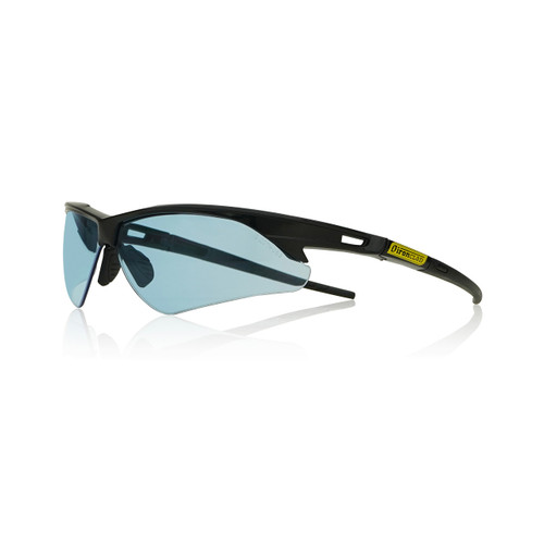 Ironclad Helio Safety Glasses, Anti-Scratch, Anti-Fog, Black Frame, Blue, (12 Pairs), #G61042