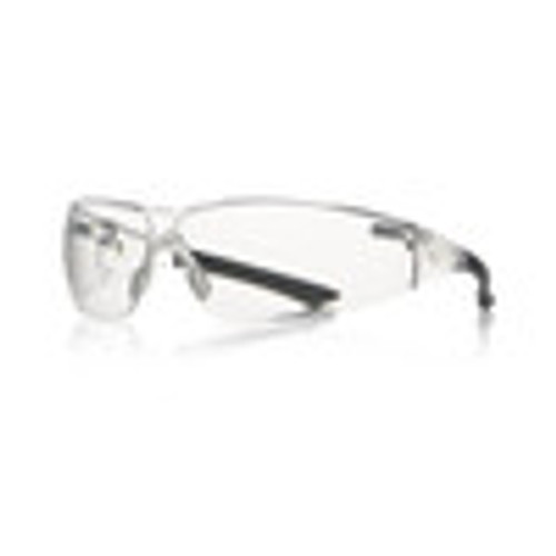 Ironclad Visitor Spec Soft Nose Safety Glasses, Anti-Scratch, Anti-Fog, Clear Frame, Clear, (12 Pairs), #G61030