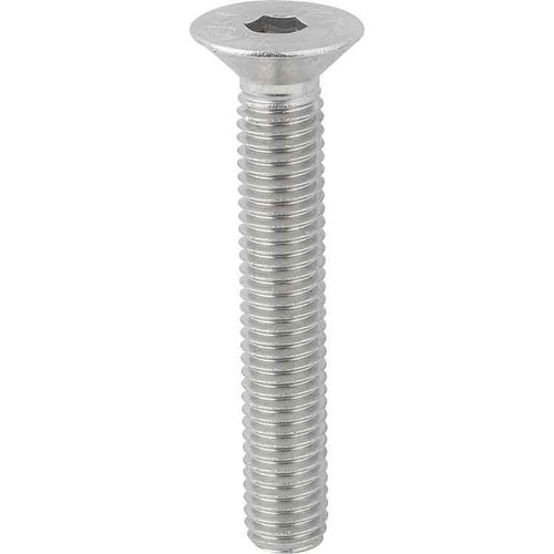 M16 x 35 mm Flat Socket Head Cap Screws, Class 8.8, Full Thread, DIN EN ISO 10642, Stainless Steel (Qty. 1), K0708.116X35