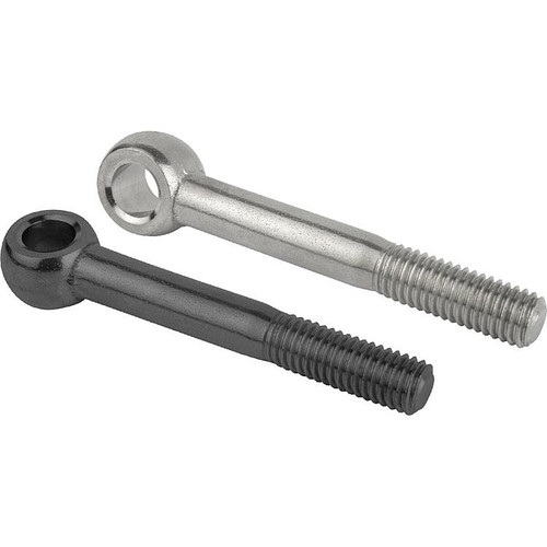 Kipp Eye Bolt, DIN444, Form B, M05X16, L=75 mm, Steel, 8.8 Black Oxidized, (Qty. 1), K0396.0575