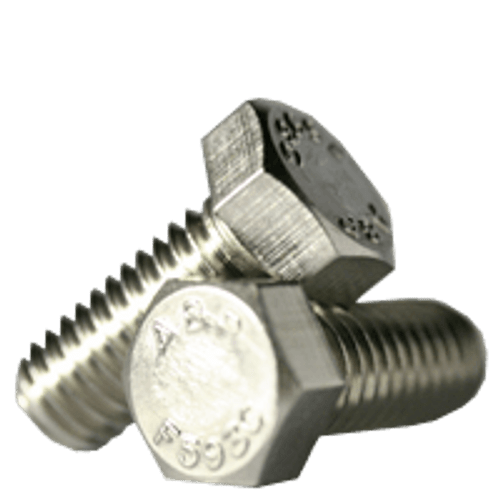 7/8"-9 x 8" Partially Threaded Hex Cap Screws Coarse A2 18-8 Stainless Steel (10/Pkg.)