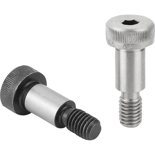 M6-M5 x 60 mm Kipp Shoulder Screw w/Seating, Similar to ISO 7379, Steel, (10/Pkg), K0705.06X60