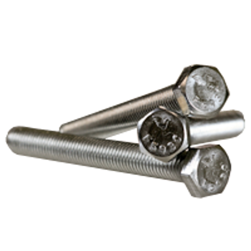 1"-14 x 2-1/4" Fully Threaded Hex Cap Screws Fine (UNS) A2 18-8 Stainless Steel (10/Pkg.)
