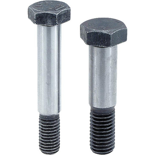 Kipp Hex Head Shoulder Screw, w/Long Thread, Similar to ISO 609, M8, D1=9 mm, L=25 mm, Steel, (10/Pkg), K0706.09X25