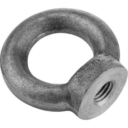 Kipp Ring Nut Fixed, DIN 582, M10, Steel, Bright, (10/Pkg), K0768.10 Kipp Ring Nut Fixed, DIN 582, M10, Steel, Bright, (10/Pkg), K0768.10