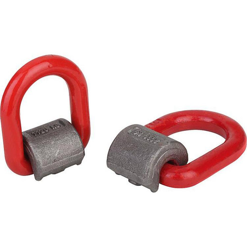 Kipp Lifting Point Weld On D-Rings, B=55 mm, w/o Spring Strip, Steel, Red (Qty. 1), K0773.5000 Kipp Lifting Point Weld On D-Rings, B=55 mm, w/o Spring Strip, Steel, Red (Qty. 1), K0773.5000