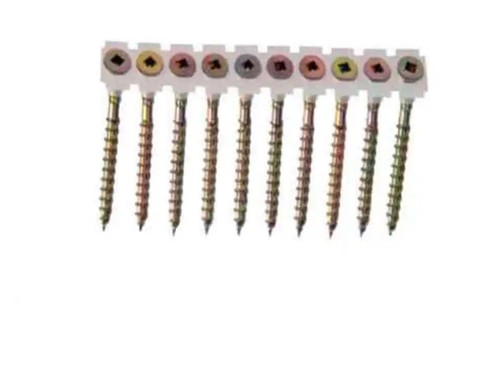 Grip Rite 1-3/4" Square Flat Head, Yellow Collated Subfloor Screws, (10,000/Bucket), #SF134C1MBK