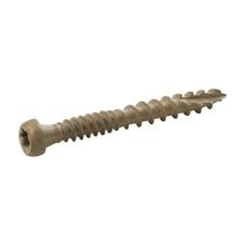 Grip Rite #9 x 2-1/2" Composite Deck Screws, Prime Guard Plus, Tan (5 lb Pack/4 Packs) #L212CST5 Grip Rite #9 x 2-1/2" Composite Deck Screws, Prime Guard Plus, Tan (5 lb Pack/4 Packs) #L212CST5