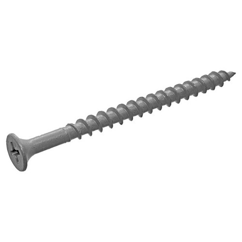 Grip Rite #8 x 2-1/2" Prime Guard Ten Exterior Screws, Gray (5 lb Pack/6 Packs) #PTN212S5