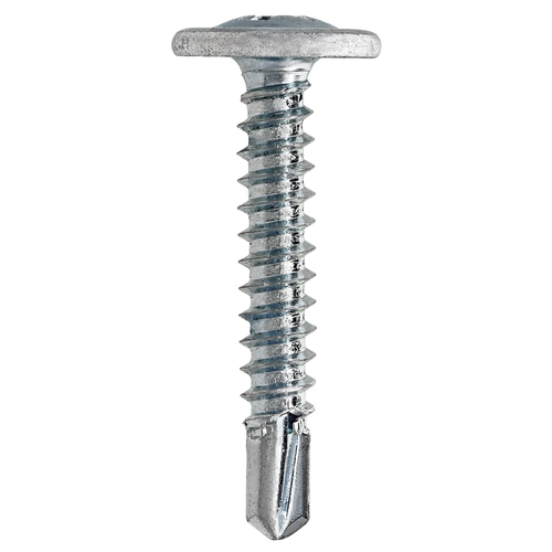 Pro-Twist #8 x 1" Lath Screws, Phillips Modified Truss Head, #2 Drill Point, Zinc, (8,000/Box), #MTD8100