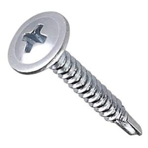 Grip Rite #8 x 1/2" Pro-Twist Modified Truss Head Screws, Phillips Head, #2 Drill Point, Zinc, (5 lb Box), #MT8125