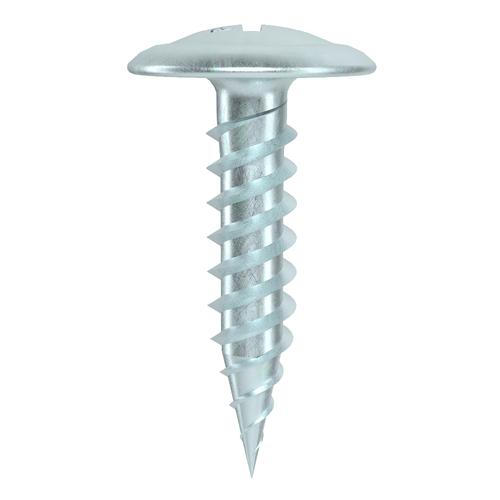 Pro-Twist #8 x 3/4" Modified Truss Head Screws, Phillips Head, Sharp Point, Fine Thread, Zinc, (1 lb Box/12 Boxes), #NMT8341