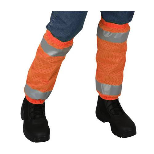 PIP® ANSI 107 Class E Gaiters, One Size, Hi-Vis Orange #319-GT1-OR