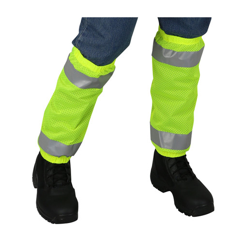 PIP® ANSI 107 Class E Gaiters, One Size, Hi-Vis Yellow/Green #319-GT1-LY