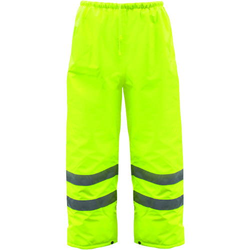 Boss® Class E Insulated Hi-Vis Waterproof Pants, Hi-Vis Yellow/Green, X-Large #3NR4000X