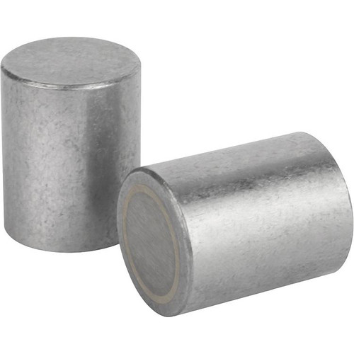 Kipp Deep Pot Magnet, W/Fitting Tolerance, 35 x 32 mm, Round, Alnico, Composite Steel, (Qty. 1), K0545.08