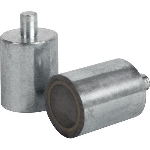 Kipp Deep Pot Magnet, w/Pin, 8 x 20 mm, Round, Alnico, Steel, (10/Pkg), K0547.02