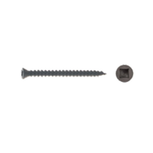 Pro-Twist #6 x 1-5/8" Trim Head Screws, Square Drive, Sharp Point, Black (5,000/Carton) #TH158