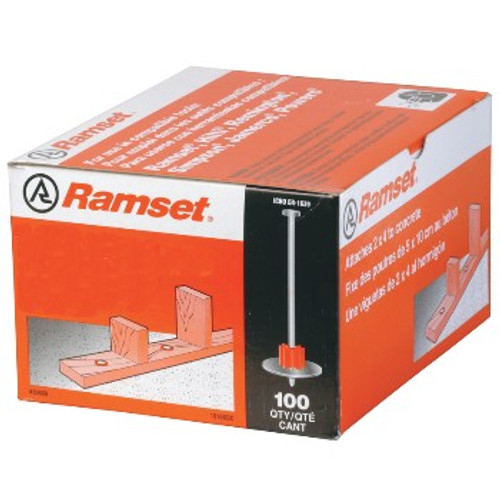ITW Ramset .300 x 1-1/2" Drive Pin with Washer - 00803 (100 Box/6 Boxes) #RS112WP