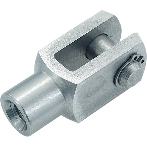 Kipp Clevis Joints, DIN 71752, M5, Left-Hand Internal Thread, G=10 mm, Stainless Steel, (Qty. 1), K0732.05101