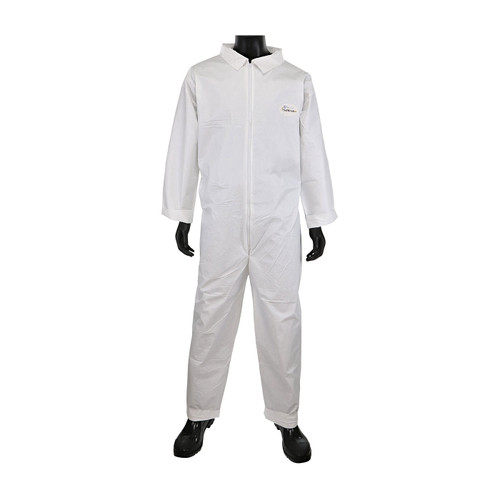 Posi-Wear BA Microporous Basic Coverall/White/Large (25/Case) 3600/L
