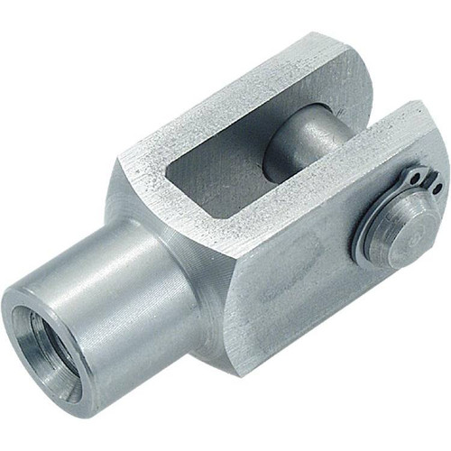 Kipp Clevis Joints, DIN 71752, M12, Left-Hand Internal Thread, G=24 mm, Stainless Steel, (Qty. 1), K0732.12241 Kipp Clevis Joints, DIN 71752, M12, Left-Hand Internal Thread, G=24 mm, Stainless Steel, (Qty. 1), K0732.12241