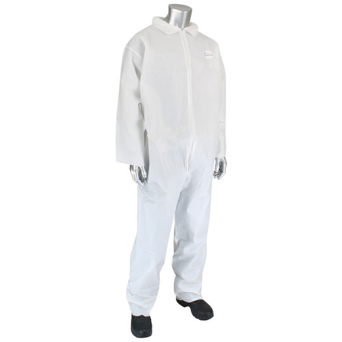 Posi-Wear UB Basic Coverall/White/Large (25/Case) 3700/L