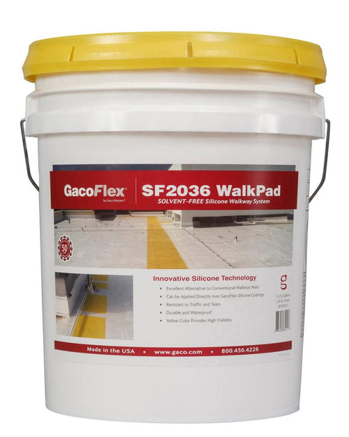 GacoFlex WalkPad Solvent Free Silicone (5/Gal) #GCSF20365